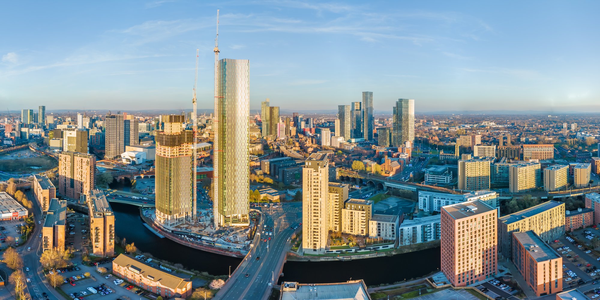 PANO_TI Sunset Light City Backdrop